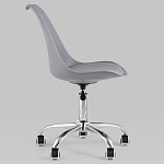 Офисный стул на металлическом основании EGGERY Grey пластик варинант исполнения - 2 | Loft Concept в Новосибирске