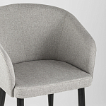 Мягкое кресло на металлических ножках Shaggy Grey варинант исполнения - 6 | Loft Concept в Новосибирске