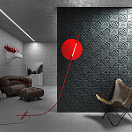 Гипсовая 3D Панель M-37 варинант исполнения - 2 | Loft Concept в Новосибирске