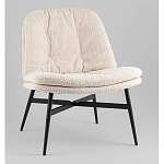 Кресло лаунж Tail молочный варинант исполнения - 1 | Loft Concept в Новосибирске