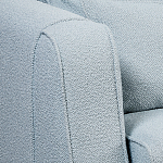 Диван Seldon с мягкими подушками голубое букле варинант исполнения - 2 | Loft Concept в Новосибирске