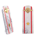 Сувенир Погон МВД из натурального камня мрамор Souvenir Epaulets варинант исполнения - 5 | Loft Concept в Новосибирске