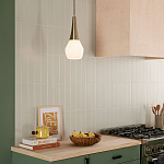 Подвесной светильник каплевидной формы с комбинированным плафоном из стали и белого матового стекла Kichler варинант исполнения - 15 | Loft Concept в Новосибирске