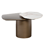 Столик журнальный Promontory с мрамором варинант исполнения - 1 | Loft Concept в Новосибирске