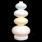 Настольная лампа из стеклянных сфер в пастельных тонах Высота 40 см Pastel Lunaria варинант исполнения - 1 | Loft Concept в Новосибирске