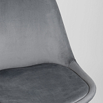 Стул с мягким велюровым сиденьем Arvika Grey варинант исполнения - 7 | Loft Concept в Новосибирске