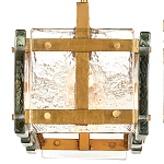 Люстра прямоугольная из толстого литого стекла Cast Glass варинант исполнения - 4 | Loft Concept в Новосибирске