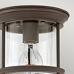 Потолочный светильник для ванных комнат со стеклянным плафоном и одной лампой Hinkley варинант исполнения - 10 | Loft Concept в Новосибирске