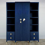 Большой шкаф с витриной Elsa Dreams Blue варинант исполнения - 6 | Loft Concept в Новосибирске