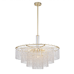 Люстра многоярусная с каскадами кристаллов Crystal Rains варинант исполнения - 3 | Loft Concept в Новосибирске