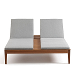 Шезлонг двухместный из эвкалипта Sunset варинант исполнения - 3 | Loft Concept в Новосибирске