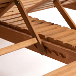 Шезлонг двухместный из эвкалипта Sunset варинант исполнения - 6 | Loft Concept в Новосибирске