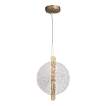 Подвесной светильник с круглым стеклянным плафоном Gingham варинант исполнения - 4 | Loft Concept в Новосибирске