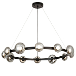 Светодиодная кольцевая люстра IONA Сhandelier black варинант исполнения - 4 | Loft Concept в Новосибирске