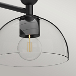 Люстра с 3-мя прозрачными полусферическими плафонами из стекла Alora Mood варинант исполнения - 9 | Loft Concept в Новосибирске