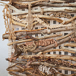 Большая Абстрактное Панно из веток и нитей Dryad Wall Art варинант исполнения - 2 | Loft Concept в Новосибирске