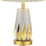 Настольная лампа с абажуром Femia Grey Gold Table Lamp варинант исполнения - 3 | Loft Concept в Новосибирске