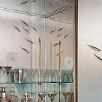 Обои ручная роспись Jakuchu Original colourway on Tarnished Silver gilded paper варинант исполнения - 2 | Loft Concept в Новосибирске