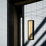 Светодиодное прямоугольное бра из металла черного цвета Lattice Lux варинант исполнения - 9 | Loft Concept в Новосибирске