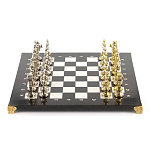 Шахматы Ренессанс с доской из натурального мрамора Decorative Thematic Chess варинант исполнения - 1 | Loft Concept в Новосибирске