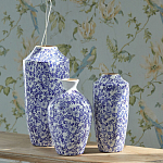 Ваза с синим цветочным узором Blue & White Ornament  варинант исполнения - 4 | Loft Concept в Новосибирске