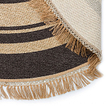 Ковер из комбинированного состава с узором Circles of goodness варинант исполнения - 4 | Loft Concept в Новосибирске