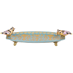 Блюдо фарфоровое Экзотические птички Vivole варинант исполнения - 1 | Loft Concept в Новосибирске