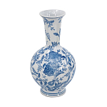 Ваза фарфоровая с синими цветочными мотивами Independence варинант исполнения - 1 | Loft Concept в Новосибирске