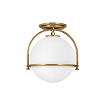 Потолочный светильник с плафоном в форме белого матового шара Hinkley варинант исполнения - 13 | Loft Concept в Новосибирске