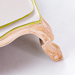 Кресло из натурального бука золотистое с изображением птиц и цветов Blooming Birds варинант исполнения - 3 | Loft Concept в Новосибирске