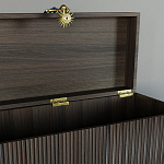Большой дизайнерский Сундук Elsa Dreams Walnut варинант исполнения - 3 | Loft Concept в Новосибирске