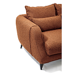 Диван в гостиную Portree Sofa Терракотовый букле варинант исполнения - 4 | Loft Concept в Новосибирске