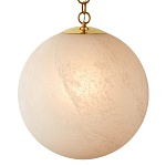 Подвесной светильник в форме шара из белого текстурного стекла Atmosphere варинант исполнения - 1 | Loft Concept в Новосибирске