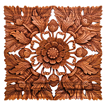 Панно из дерева квадратное Novala Panel With Trees варинант исполнения - 1 | Loft Concept в Новосибирске