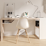 Письменный стол прямоугольный с полочкой под столешницей EcoComb варинант исполнения - 4 | Loft Concept в Новосибирске