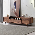 Тумба под телевизориз массива дерева TV Stand made of Walnut Wood варинант исполнения - 1 | Loft Concept в Новосибирске