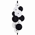 Бра светодиодное из черно-белых дисков Contrast Sample варинант исполнения - 4 | Loft Concept в Новосибирске