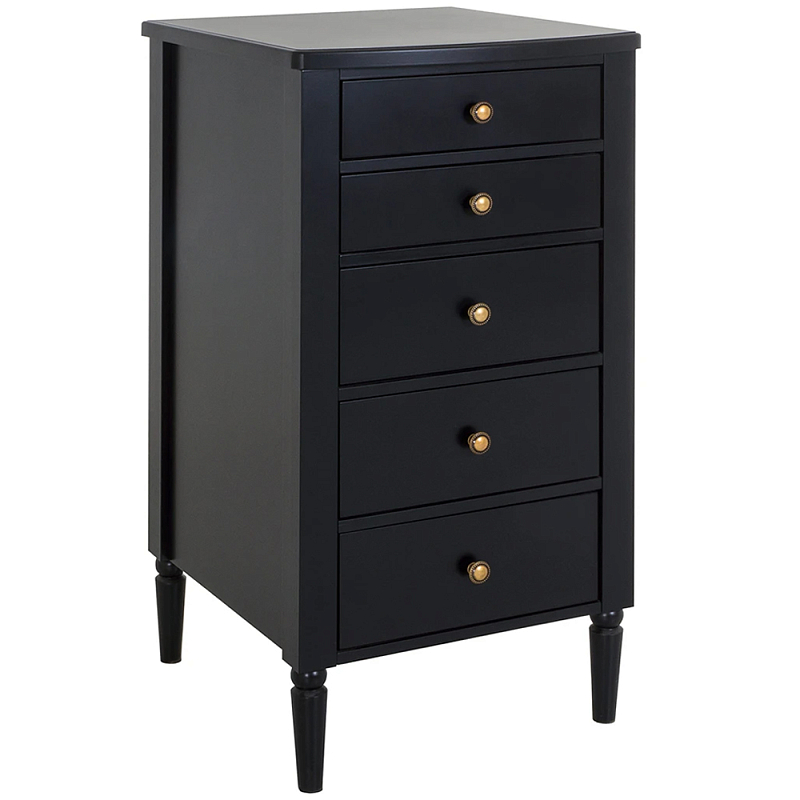 Комод с ящиками Amsterdam Черный в Новосибирске | Loft Concept 