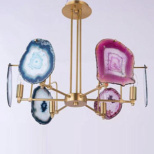 Люстра GALLERY 6 LIGHT CHANDELIER multi Color AGATE
