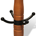 Вешалка напольная деревянная с черными металлическими крючками Noble Branches варинант исполнения - 3 | Loft Concept в Новосибирске