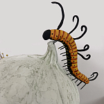 Статуэтка фантастический фрукт Exotic Tropical Fruit orange and white 67 варинант исполнения - 3 | Loft Concept в Новосибирске