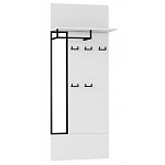 Вешалка настенная белая Strict Lines варинант исполнения - 1 | Loft Concept в Новосибирске