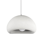 Подвесной светильник с куполообразным белым фактурным абажуром Sergey Makhno варинант исполнения - 1 | Loft Concept в Новосибирске