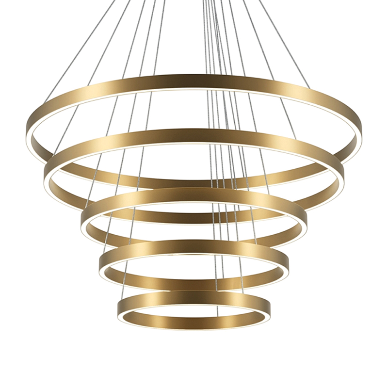 Люстра подвесная Rim 2600-3500К Латунь в Новосибирске | Loft Concept 