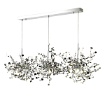 Люстра подвесная из трех частей с металлическими круглыми элементами Terzani Argent варинант исполнения - 7 | Loft Concept в Новосибирске