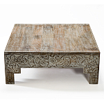 Кофейный стол Carved Сoffee table ручная резьба по дереву варинант исполнения - 1 | Loft Concept в Новосибирске