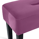 Мягкий  пуф на черных ножках Winton Pouf варинант исполнения - 18 | Loft Concept в Новосибирске