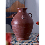 Ваза бордовая с 4-мя фактурными ручками Vase Burgundy Glaze варинант исполнения - 4 | Loft Concept в Новосибирске