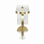 Консоль белая геометрической формы Collision варинант исполнения - 1 | Loft Concept в Новосибирске