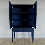 Кабинетный шкаф Elsa Dreams Blue с 2-мя ящиками варинант исполнения - 4 | Loft Concept в Новосибирске